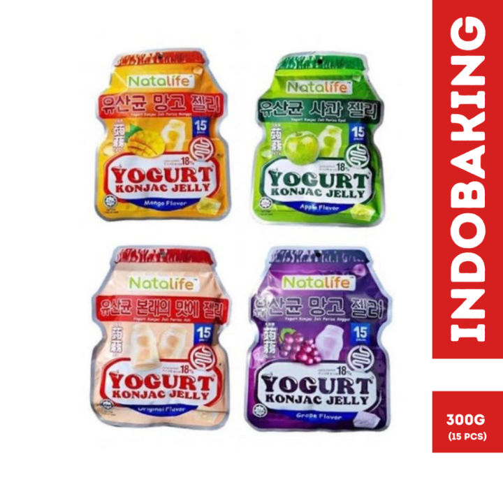 Natalife Yogurt Konjac Jelly Halal 300g Isi 15 pcs Lazada Indonesia