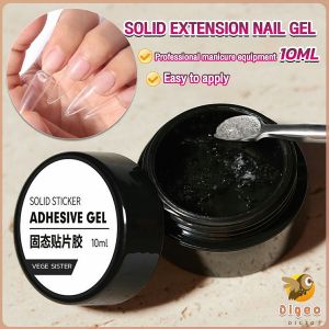 Digeo Non Stick Hand Solid Extension Nail Gel Polish For Fake Nails Extend Clear 10ml