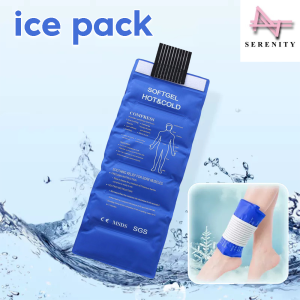 SERENITY Ice Pack Cold Hot Compress Wearable Gel Pack Reusable for Injury Muscle Strain Sprain Rehabilitation