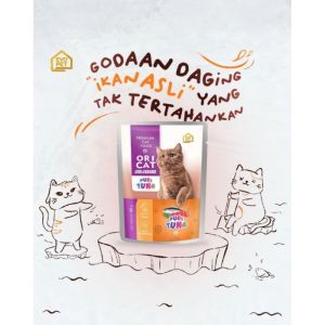 Ori Cat Sachet Wet Food 80gr Makanan Kucing Basah