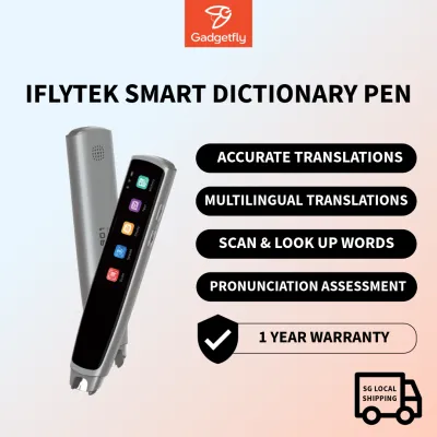 iFLYTEK Smart Dictionary Pen - Multilingual Translation up to 15 languages E-dictionary Accurate word recognition English audio