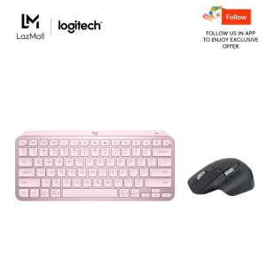 Logitech MX Keys Mini Wireless Keyboard + Logitech MX Master 3S Performance Wireless Silent Mouse Bundle