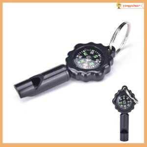 yangyuhua Camping Survival Whistle Compass Thermometer LED Flashlight