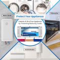 iSpring ED2000 Whole House Water Descaler Alternative Electronic Salt-Free Hard Water Conditioner Electronic water purifier Reduces Limescale Prevent Deposits Build-up. 