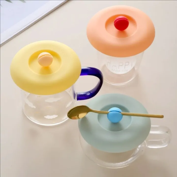 YESPERY%201/3Pcs%20Universal%20Silicone%20Cup%20Cover%20Round%20Tea%20Coffee%20Sealed%20Lids%20Anti-Dust%20Reusable%20Cup%20Lid%20Heat%20Resistant%20Mug%20Lid%20Drinking%20Accessories%20-%20Image%203