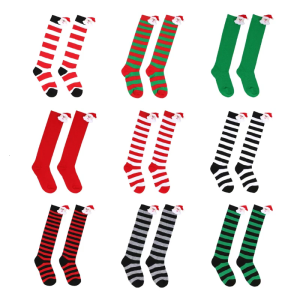 Kids Warm Stockings for Christmas Thigh High Socks for Festival Stretchy Winter Socks Breathable Leggings Leg Warmers