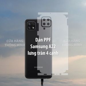 Tấm dán Samsung A22 dán PPF mặt trước dán mặt sau dán màn hình dán mặt lưng Full viền chuẩn