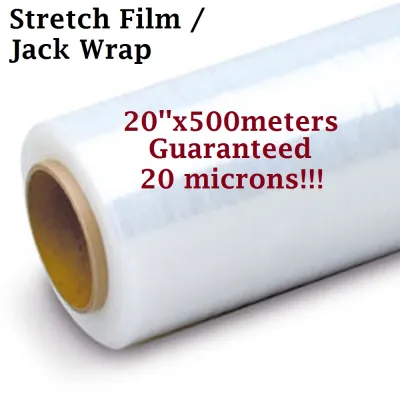 Stretch Film 500mm x 500m - 20 microns (3kg)