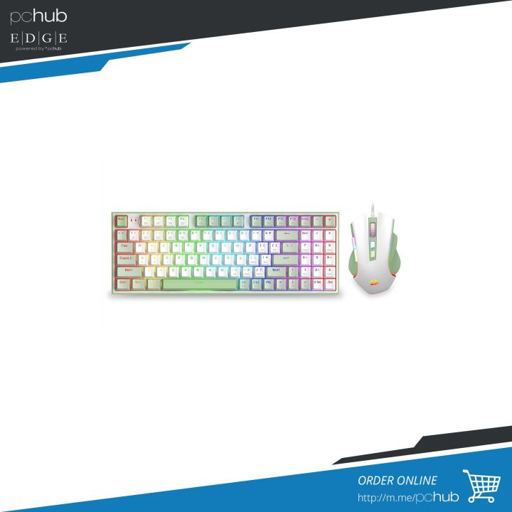 PChub | [km combo] Redragon S134 TKL RGB, 2 in 1, gaming combo keyboard ...