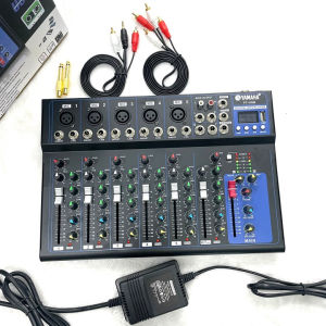 Bàn trộn âm thanh Mixer F7 yamaha có Bluetooth Ghép dàn karaokeHát LinestreamLoa kéoTặng dây rắc