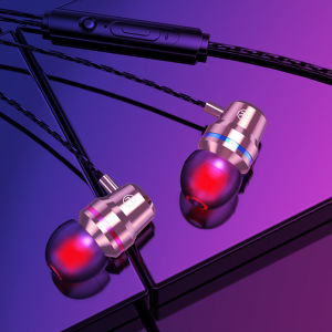 【ซื้อ1 Take 1】DISOUR 3.5มม.แบบมีสายหูฟัง Shocking 9D เสียง Bass Hifi หูฟังสเตอริโอพร้อมไมโครโฟนกีฬาชุดหูฟังหูฟังสำหรับ Xiaomi Samsung