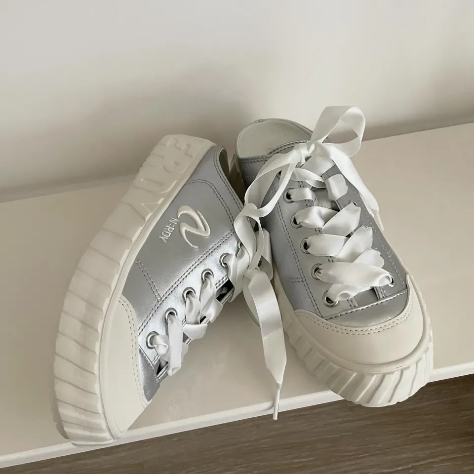 スニーカー NERDY ballerina mule silver NERDY Ballerina Mule (2024New) | Shopee Singapore