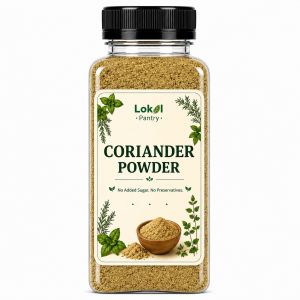 250mL Bottle Lokal Pantry Coriander Powder | Premium Ground Spice | Natural Cooking Ingredient for Curries Marinades Soups Sauces Rice Vegetables Meat Poultry Seafood Baking Homemade Spice Blends & Everyday Culinary Use