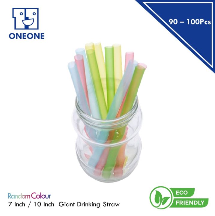 7 Inch / 10 Inch Giant Drinking Straw XL Pack Lazada