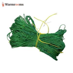 ตาข่ายหวายทนความร้อนสีเขียวตาข่ายปีนรองรับสวนสำหรับองุ่นและถั่วช่วยทำสวน