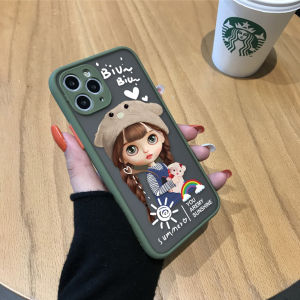 Hontinga Casing Case For Huawei Y9 Prime 2019 Case Cute Rainbow Girls Lovely Girl Frosted Transparent Hard Anime Phone Case Full Back Cover Casing Lens Camera Protector Cases Hard Case For Girls For Women