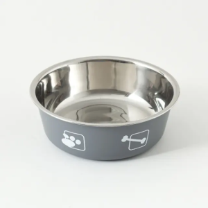 Stainless Steel Non Slip Pet Feeders Dog Food Bowl Portable Raised Double Layer Pet Cat Travel Bowl