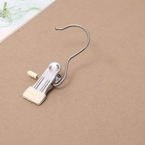 10-Pack Anti-Rust Clip Hangers - Space-Saving Clothespins for Hats Pants Travel Hooks and Garment Storage