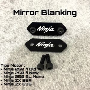 MIRROR BLANKING COVER TUTUP SPION MOTOR CBR150 K45G CBR 150 K45R K45N R15V3 R15 V3 R25 NEW CBR 250R PNP TINGGAL PASANG PER SET MIRROR BLANGKING ACRYLIC TEBAL FREE STIKER MIROR BLANKING PENUTUP LUBANG SPION VARIASI PNP