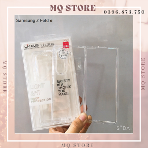 Ốp lưng Likgus Crystal Samsung Z Fold 6 5G túi khí chống sốc chống ố màu