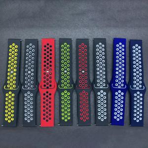 Zenia 20mm Breathable Silicone Watch Strap for Garmin Vivoactive 6 5 3 Vivomove HR/Style/Luxe/Sport/Trend Forerunner 55/165/645/245 Music 570 42mm Approach S12 S40 S42 S44 S50 D2 Air X10 Venu SQ Haylou RS4 Plus Amazfit Active Bip GTS 2 2E 4 Mini Pro