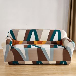 [PH STOCK&COD]Elastic Universal Sofa Cover  ordinary/L type 1/2/3/4 Seater Full package multifunctional Stretch Protector Couch Dust-proof Soft Skin-friendly