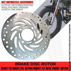 STD RUSI 110 / WAVE125 ALPHA / WAVE110 (NEW) 220MM FRONT STAINLESS STEEL BRAKE ROTOR DISC