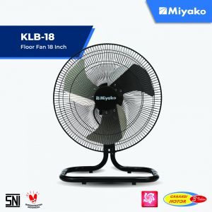 Miyako Kipas Angin Berdiri / Lantai Tornado Besi - 18 inch - KLB18 - FREE ONGKIR Jabodetabek