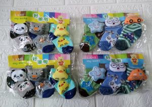 (3pasang) Kaus Kaki Boneka Bayi Laki Laki / Kaos Kaki Karakter