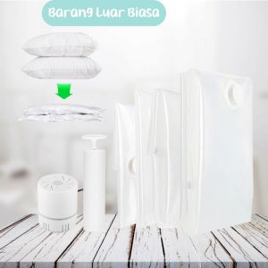304 Plastik Vacum Pakaian / Vacum Bag / Vacum Travel Bag Pakaian