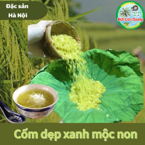 500G_CỐM DẸP XANH NON ĐẶC SẢN HÀ NỘI