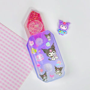 SANRIO Quicksand Decompression Carrot Sensory Fidget Spinner Toy 三丽鸥闪光流沙萝卜刀