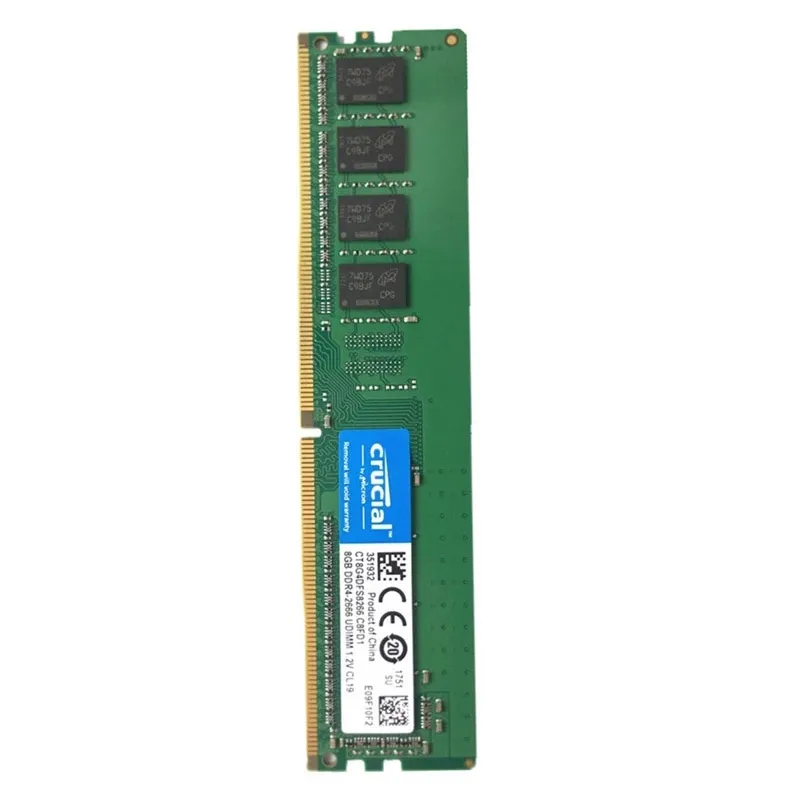 Crucial DDR4 RAM 4GB 8GB 16GB 2400MHz 2666MHz 3200MHz Desktop