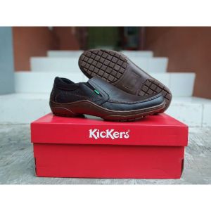 SEPATU CASUAL PANTOPEL KANTOR KERJA 275 KICKERS KULIT