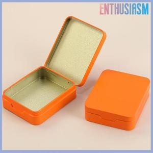 【Enthusiasm】🌟🌟【Hot Sale】🎈 New Tin Storage Boxes Small Metal Storage Box Jewelry Keys Coins Box Wedding Candy Storage Tin Can Organizer