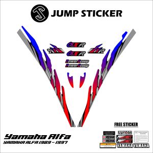 STIKER STRIPING YAMAHA ALFA 1989 - 1997 GRAFIS VARIASI 002