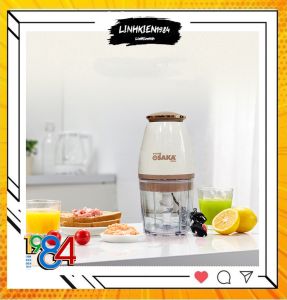 Máy Xay Osaka Nắp Đồng Chia Vạch - Máy Xay Sinh Tố Đa Năng OSAKA 750ml Máy Xay Thịt Cá Xay Thực Phẩm