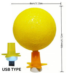 Sticky Fly Traps Glue Fruit Fly Trap Ball in the Shape of Citrus Fruit Flying Insect Trap