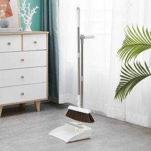 Magnetic Broom and Dustpan Set Foldable Broom Set Household Cleaning Tools