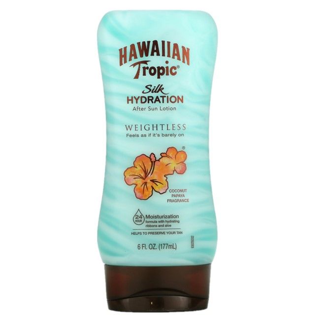 Hawaiian Tropic, Silk Hydration Weightless After Sun Lotion, Coconut Papaya Fragrance, 6 fl oz