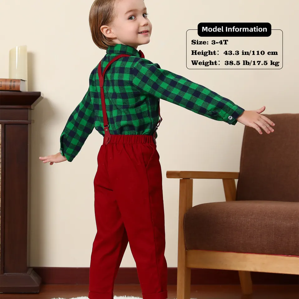 Christmas outfit for clearance 3 year old boy