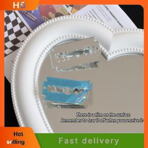 HB Funny Creative Acrylic Simulated Blade Hairpins For Girls Lovely Headwear Fashion Light Luxury Hairpin Adorable Hair Clips