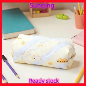 SQ Stationery [Flash Sale] Cute Cat Pencil Box Cartoon Cat Large Capacity Pencil Case Multifunctional Storage Bag Cosmetic Bag Student Stationery Gifts