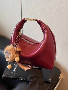 BELLIZA Scarlet Bag - Chic and Stylish Handbag and Sling bag with Plush Keychain