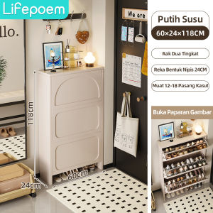 Shoe Cabinet 3 Tier Shoe Rack Rak Kasut Almari Kasut Kabinet Kasut Rak Kasut Bertutup Shoe Storage Organizer