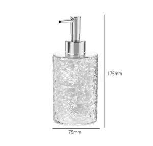 400ML Plastic Pump Soap Dispenser Soap Dispensing Bottle Light luxury Transparent Hand Sanitizer Shampoo Lotion Liquid Container