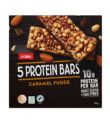 Coles 5 Protein Bars Caramel Fudge โคลส์ โปรตีนบาร์ คาราเมล 190g.. 