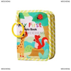 [COD] WEICHENG อัลบั้มรูปเด็กอัลบั้มรูปเด็กใส่รูปภาพครั้งแรกของฉันที่ทำจากผ้านุ่มสำหรับครอบครัวพร้อมตะขอแบบถอดได้
