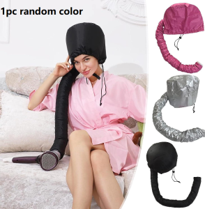 Portable Soft Hair Drying Salon Cap Bonnet Attachment Haircare Hair Dryer Hat Portable Soft Hair Drying Salon Cap Bonnet Attachment Haircare Hair Dryer Hat Bonnet Hood Hairdryer Attachment 吹风干发帽