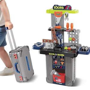 Little Engineer Tool Bench Playset with Realistic Engineering Tools for Kids